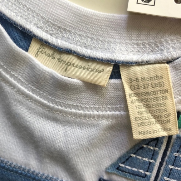 Baby Onsie, Little romper with shark drsign - Picture 5 of 7